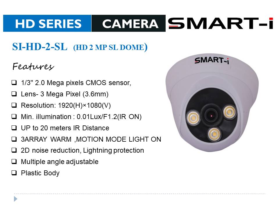 SI-HD-2-SL (HD 2 MP SL DOME)