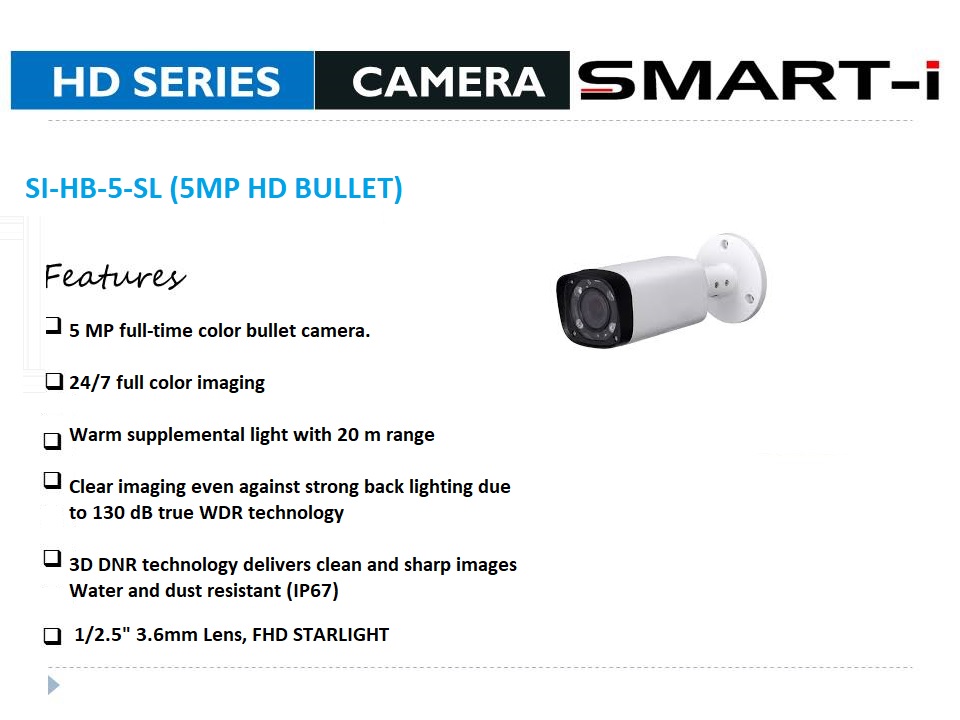 SI-HB-5-SL (5MP HD BULLET)